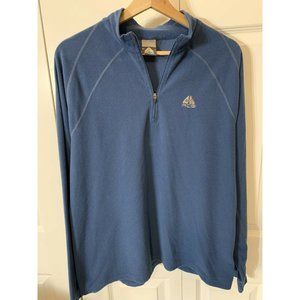 Nike ACG Vintage 1/4 Zip Men’s Sz L‎ Fleece Pullover Blue Embroidered Logo